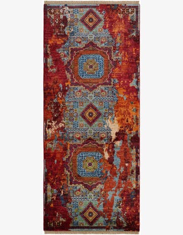 2' 11 x 6' 11 Hand Knotted Mamluk Ziegler Runner Rug