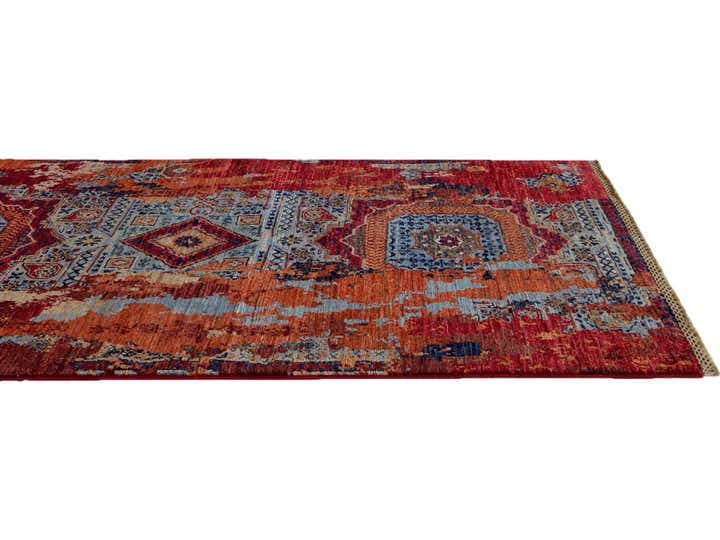 3' x 8' 9 Hand Knotted Mamluk Ziegler Runner Rug
