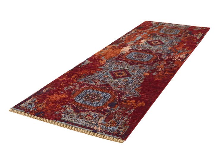 Detail image of 2' 10 x 8' 9 Hand Knotted Mamluk Ziegler Runner Rug