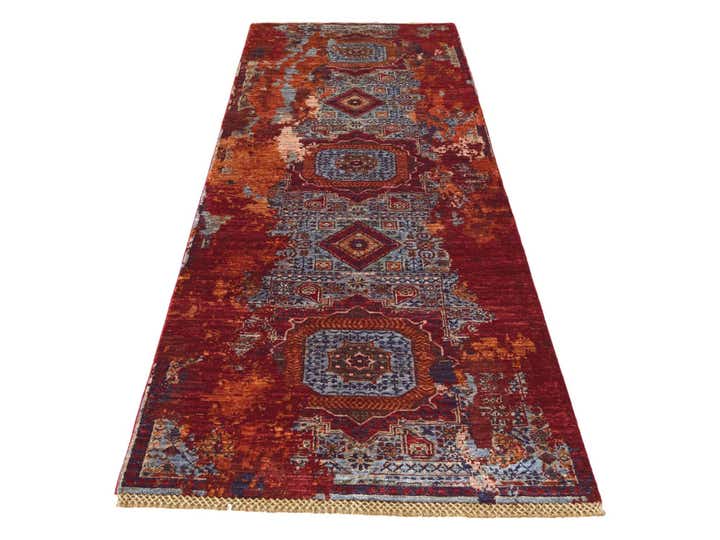 2' 10 x 8' 9 Hand Knotted Mamluk Ziegler Runner Rug