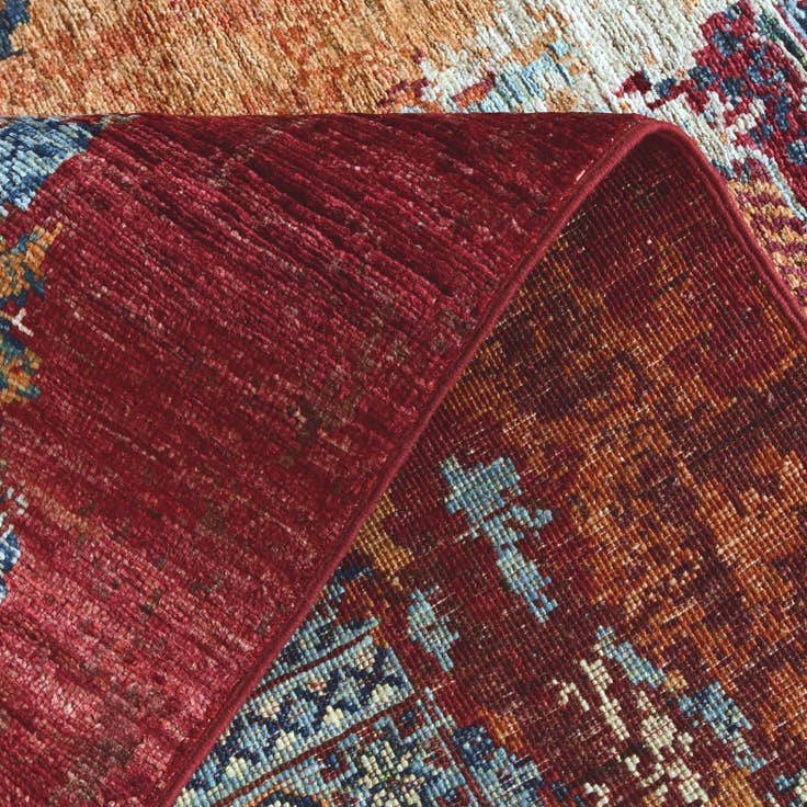 Detail image of 2' 10 x 8' 9 Hand Knotted Mamluk Ziegler Runner Rug