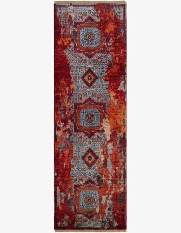 2' 10 x 8' 9 Hand Knotted Mamluk Ziegler Runner Rug