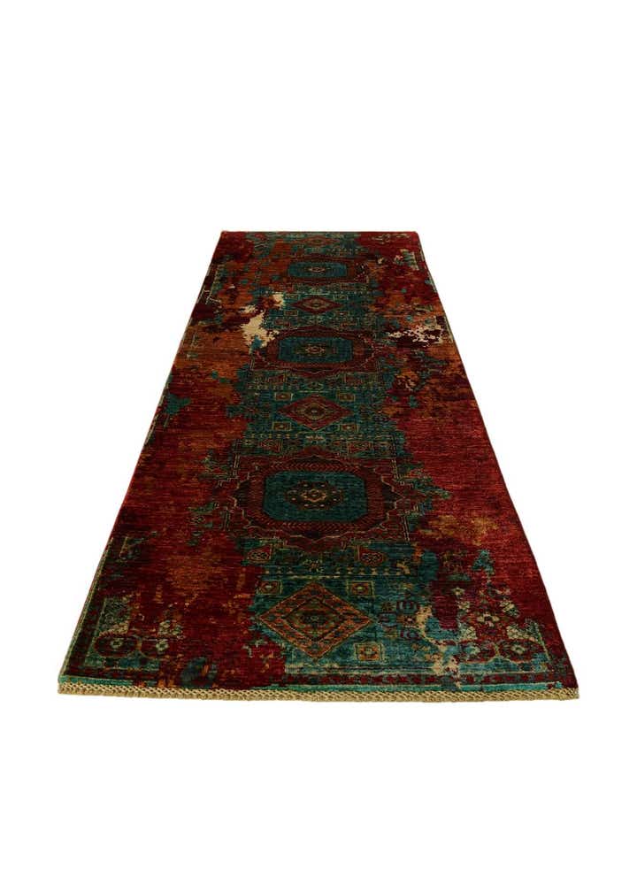 2' 11 x 10' Hand Knotted Mamluk Ziegler Runner Rug
