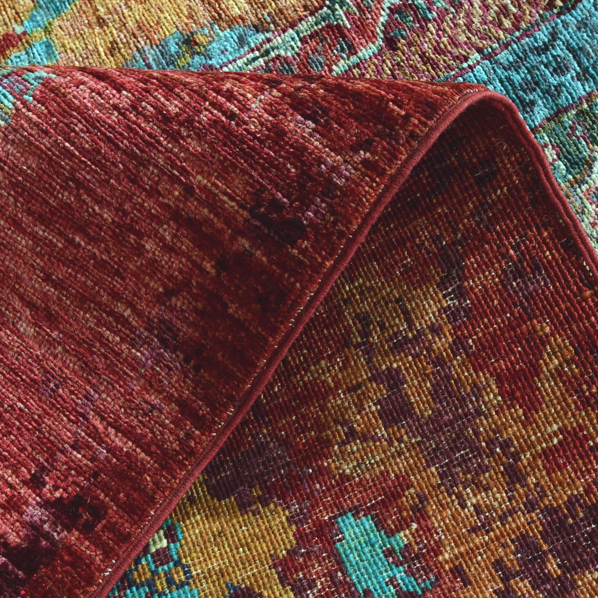 2' 11 x 10' Hand Knotted Mamluk Ziegler Runner Rug