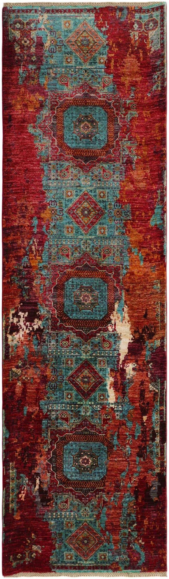 2' 11 x 10' Hand Knotted Mamluk Ziegler Runner Rug