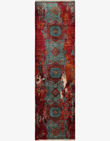 2' 11 x 10' Hand Knotted Mamluk Ziegler Runner Rug