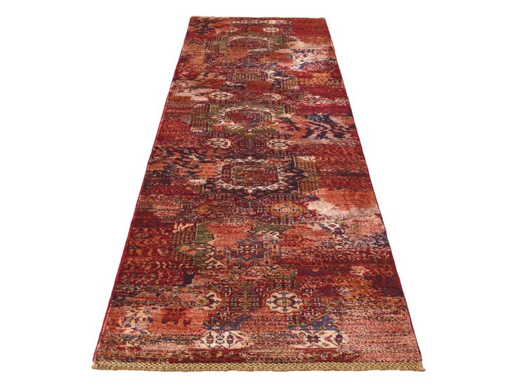 Detail image of 2' 10 x 9' 10 Hand Knotted Mamluk Ziegler Runner Rug