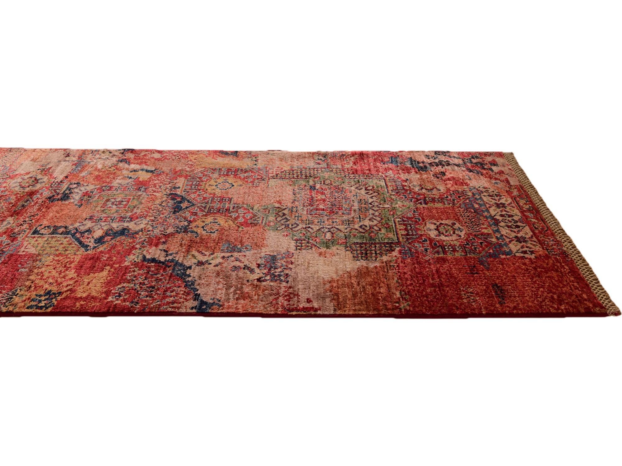 2' 10 x 9' 10 Hand Knotted Mamluk Ziegler Runner Rug