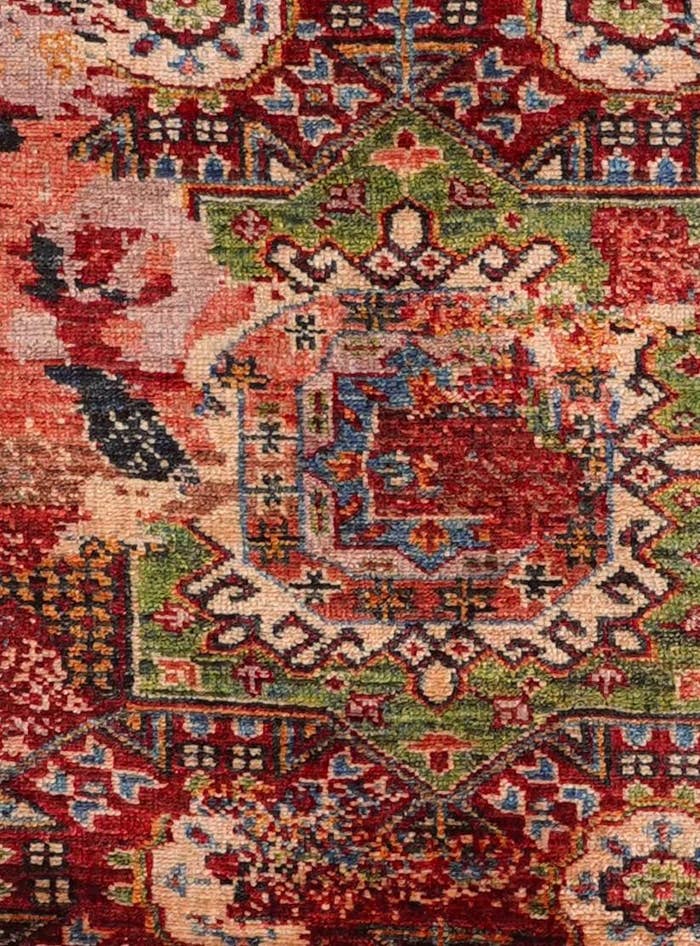 Detail image of 2' 10 x 9' 10 Hand Knotted Mamluk Ziegler Runner Rug