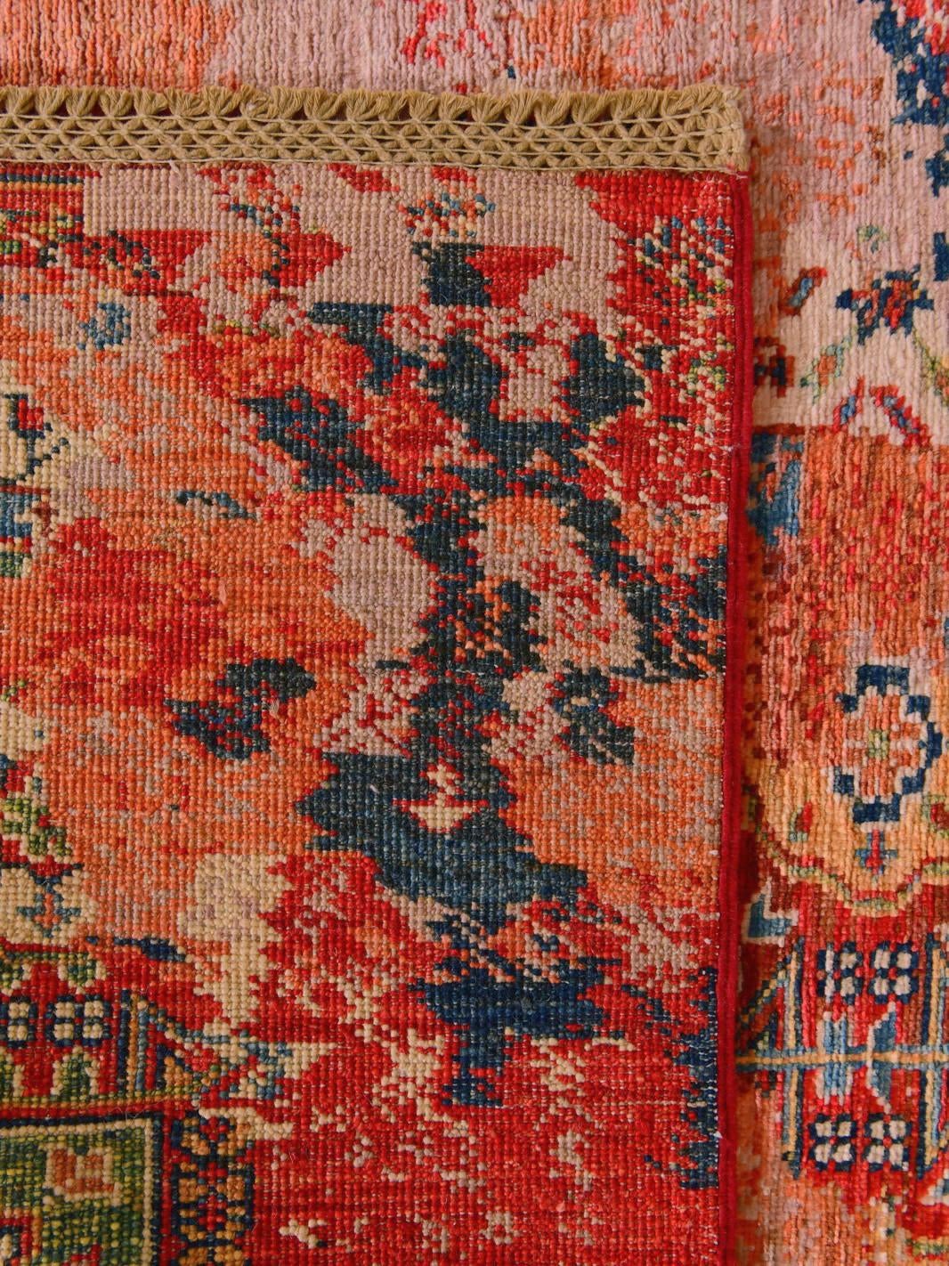 85cm x 300cm Hand Knotted Mamluk Ziegler Runner Rug