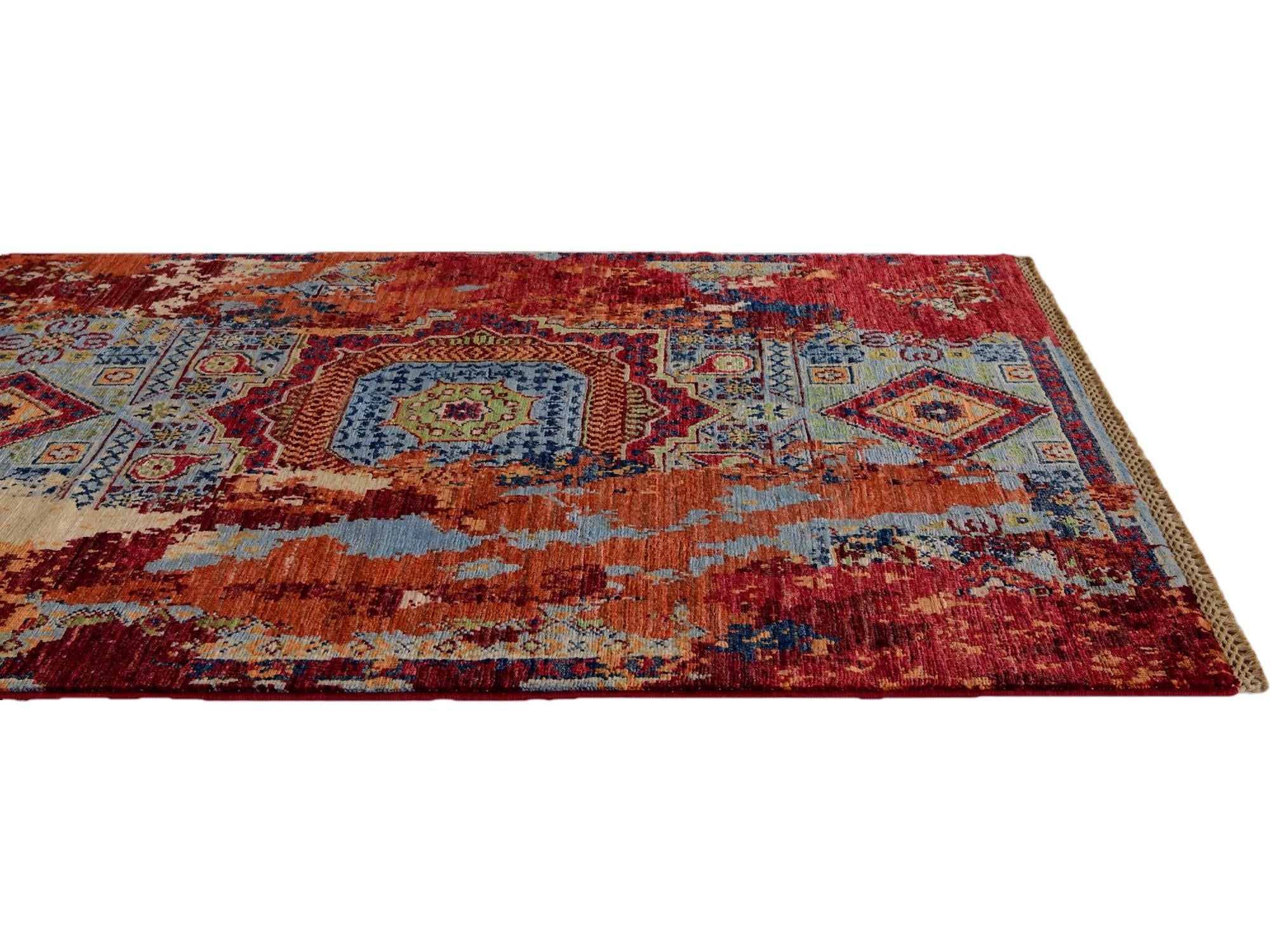 2' 11 x 6' 11 Hand Knotted Mamluk Ziegler Runner Rug