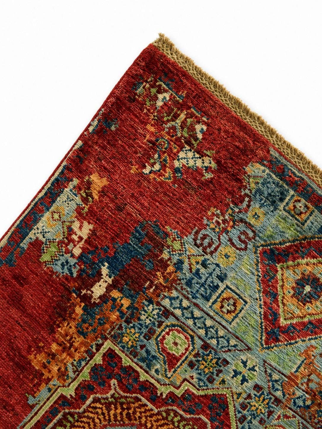 2' 11 x 6' 11 Hand Knotted Mamluk Ziegler Runner Rug