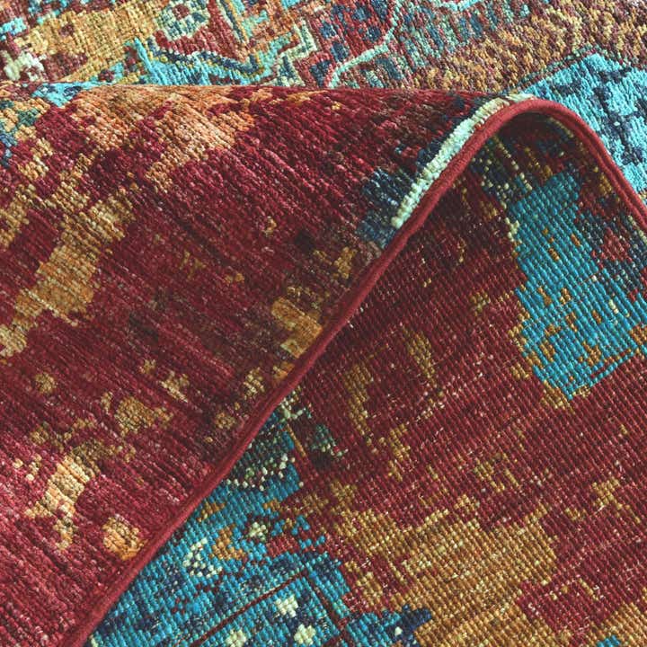 2' 11 x 8' 8 Hand Knotted Mamluk Ziegler Runner Rug