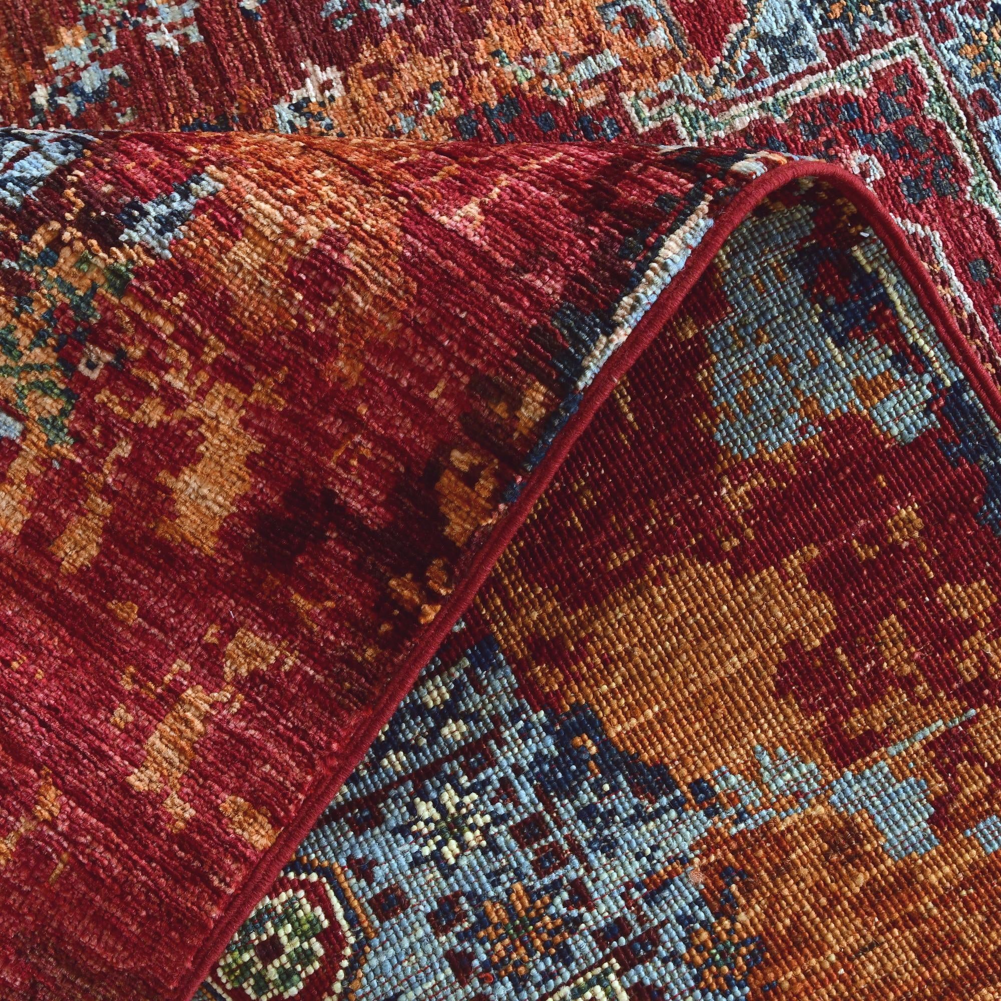 2' 11 x 8' 3 Hand Knotted Mamluk Ziegler Runner Rug