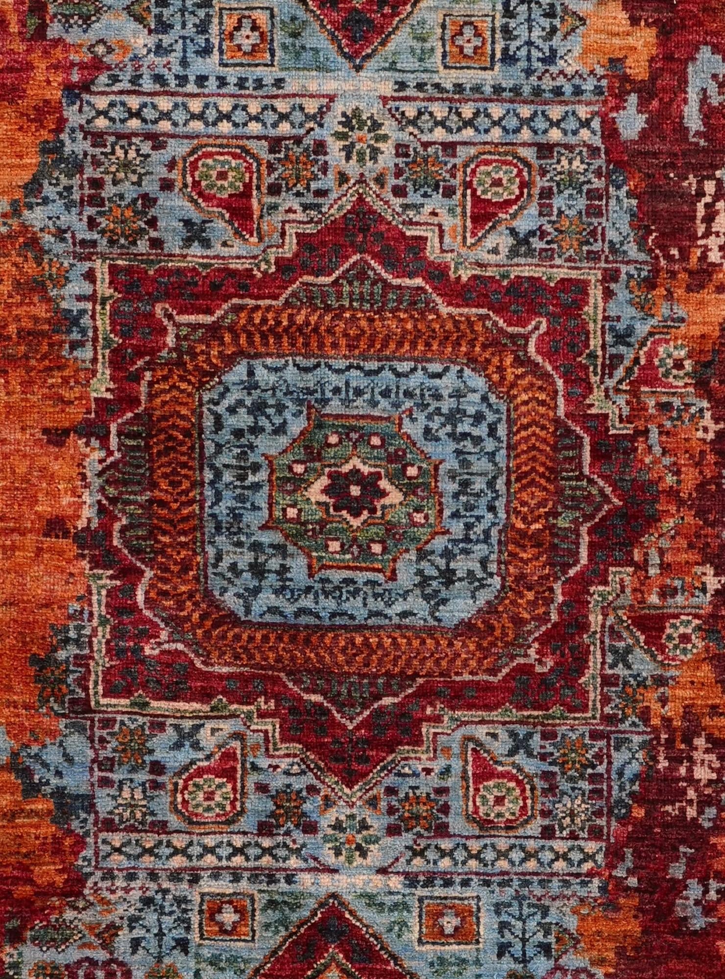 2' 11 x 8' 3 Hand Knotted Mamluk Ziegler Runner Rug
