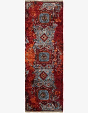 2' 11 x 8' 3 Hand Knotted Mamluk Ziegler Runner Rug