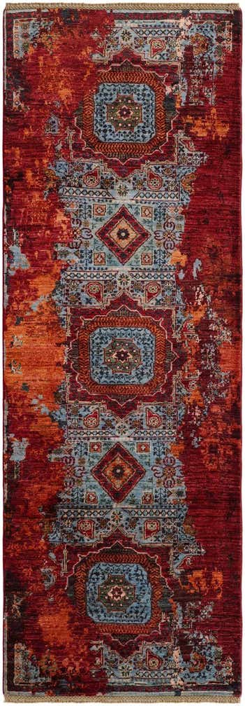 2' 11 x 8' 3 Hand Knotted Mamluk Ziegler Runner Rug