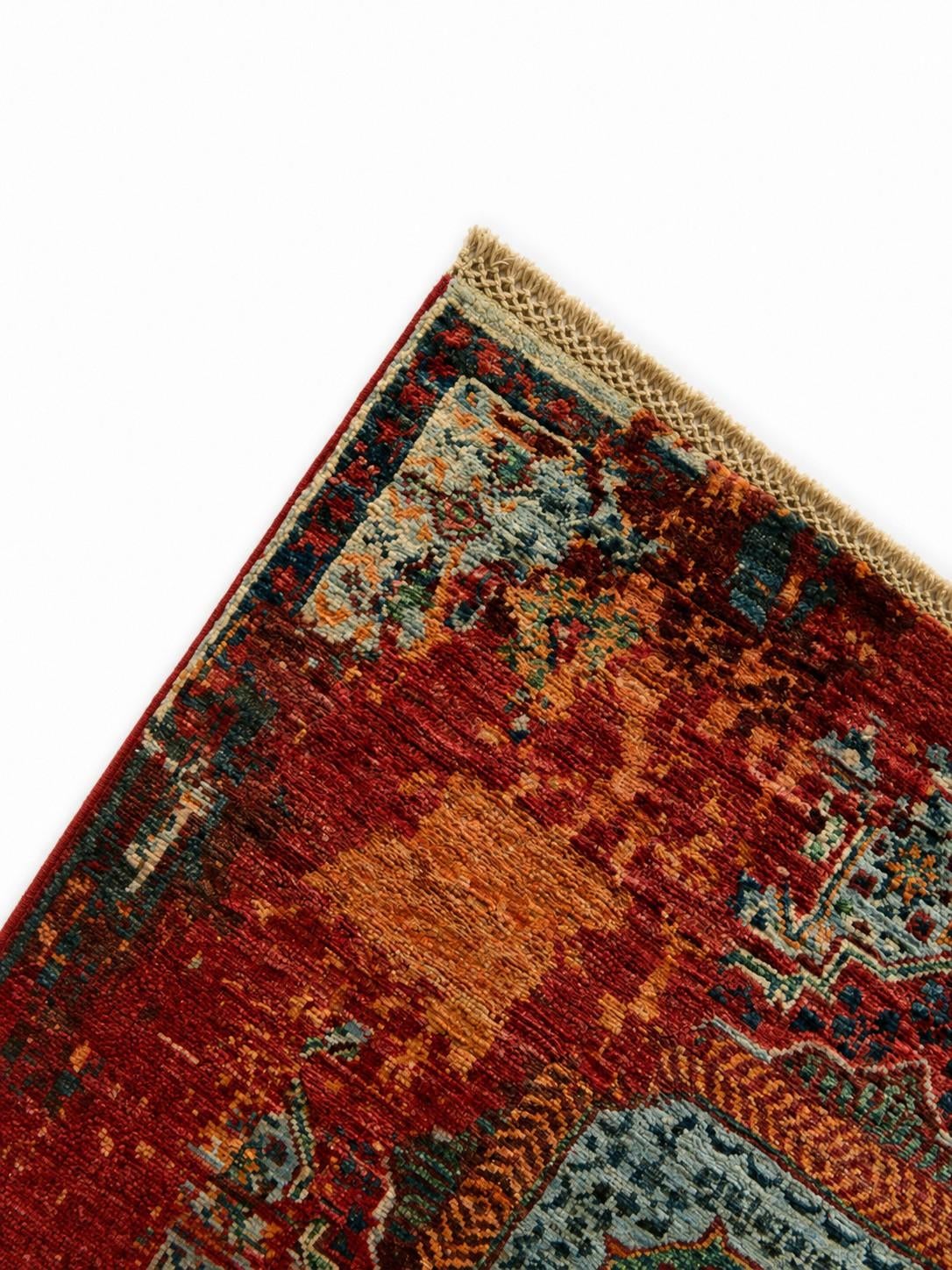 2' 9 x 8' 3 Hand Knotted Mamluk Ziegler Runner Rug