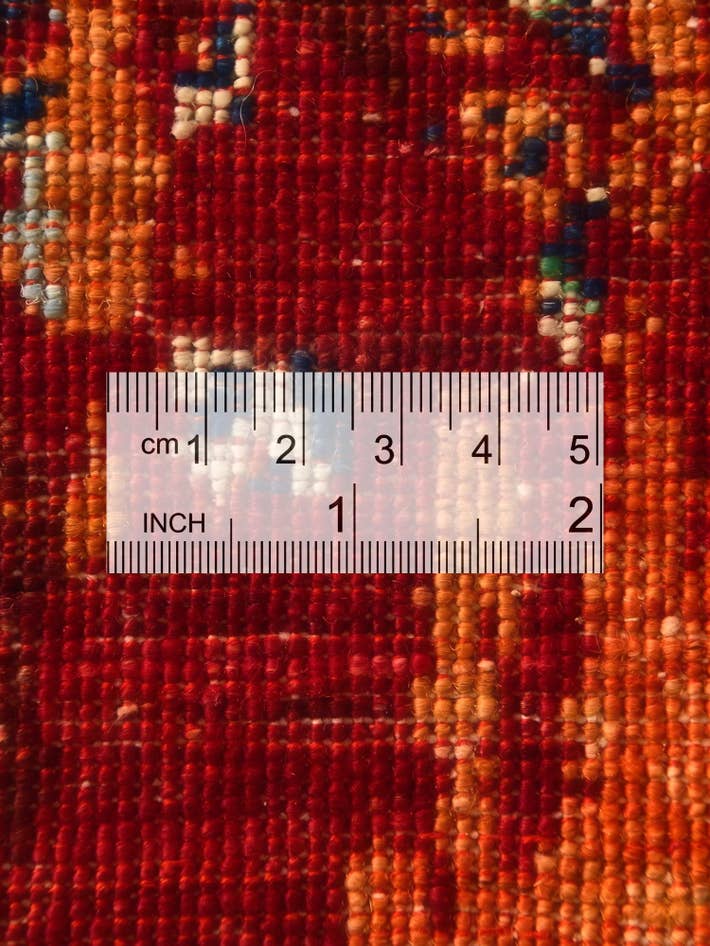Detail image of 2' 10 x 10' Hand Knotted Mamluk Ziegler Runner Rug