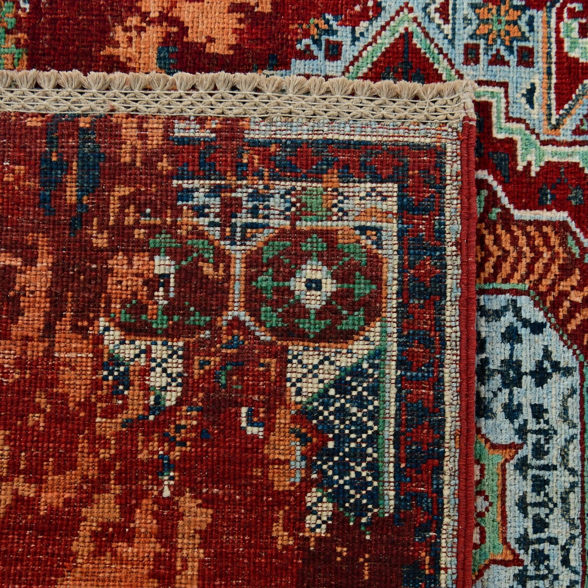 85cm x 305cm Hand Knotted Mamluk Ziegler Runner Rug