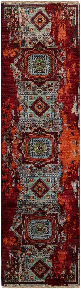 2' 10 x 10' Hand Knotted Mamluk Ziegler Runner Rug