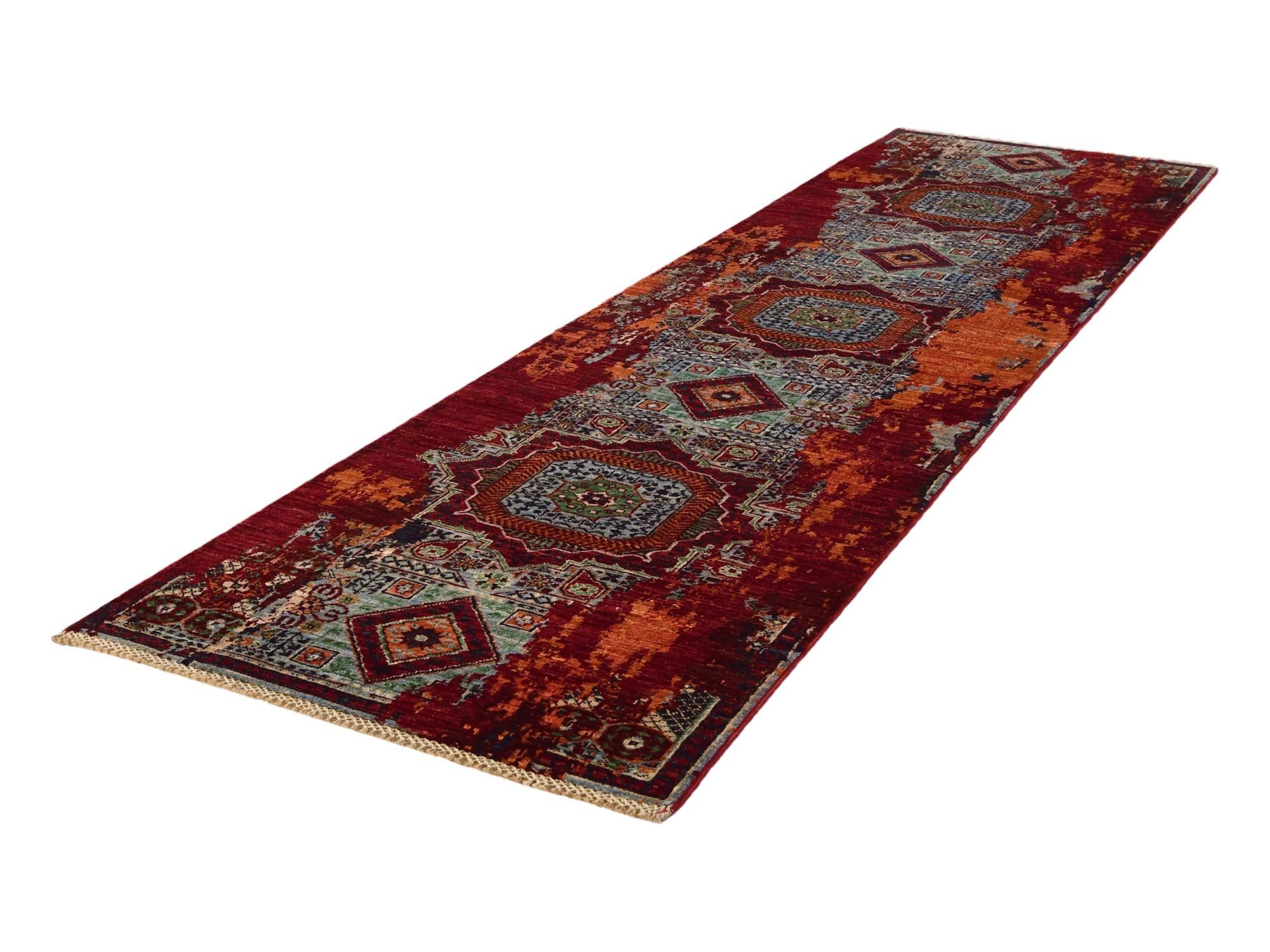 2' 9 x 10' 1 Hand Knotted Mamluk Ziegler Runner Rug