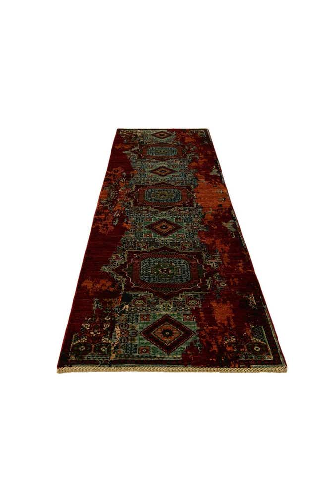 2' 9 x 10' 1 Hand Knotted Mamluk Ziegler Runner Rug