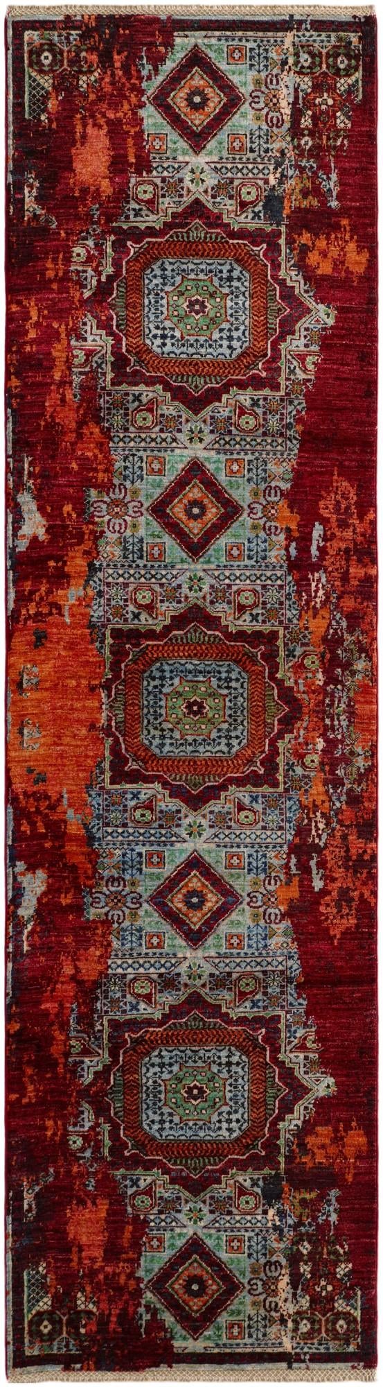 2' 9 x 10' 1 Hand Knotted Mamluk Ziegler Runner Rug