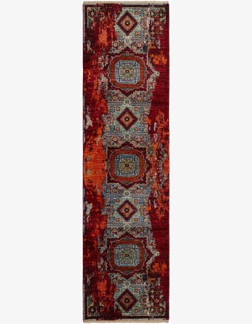 2' 9 x 10' 1 Hand Knotted Mamluk Ziegler Runner Rug