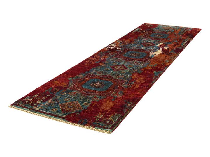 2' 10 x 9' 11 Hand Knotted Mamluk Ziegler Runner Rug