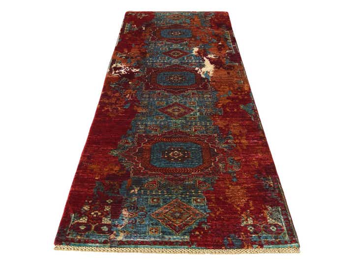2' 10 x 9' 11 Hand Knotted Mamluk Ziegler Runner Rug