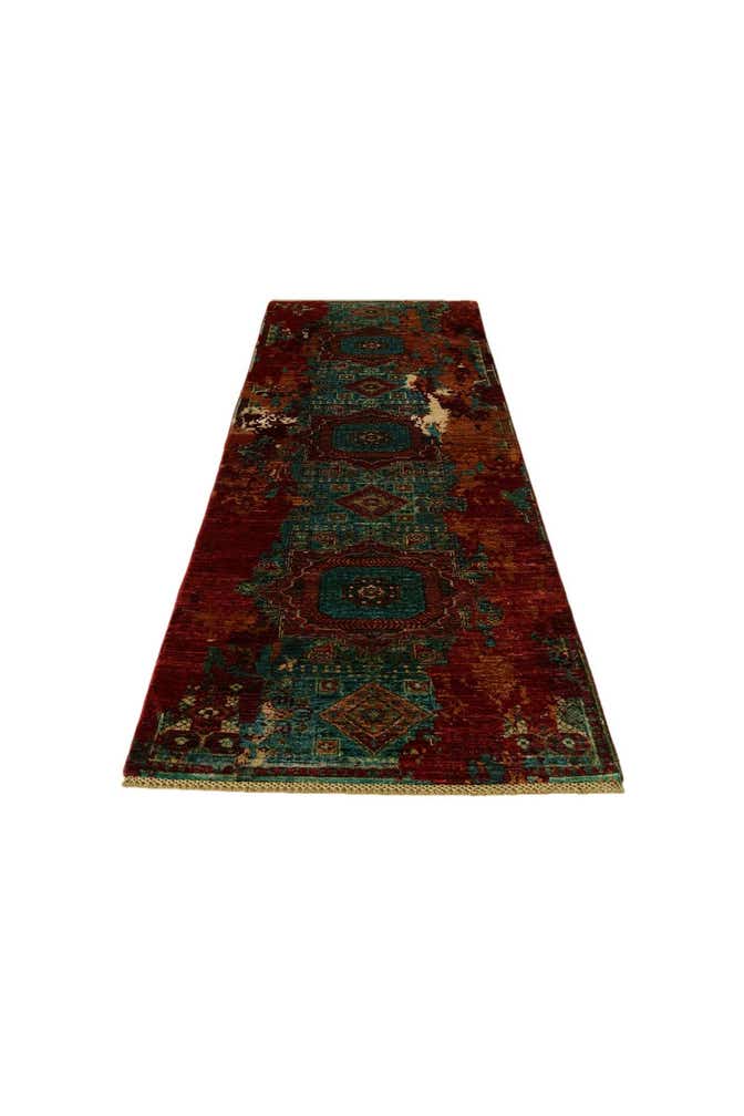 2' 10 x 9' 11 Hand Knotted Mamluk Ziegler Runner Rug