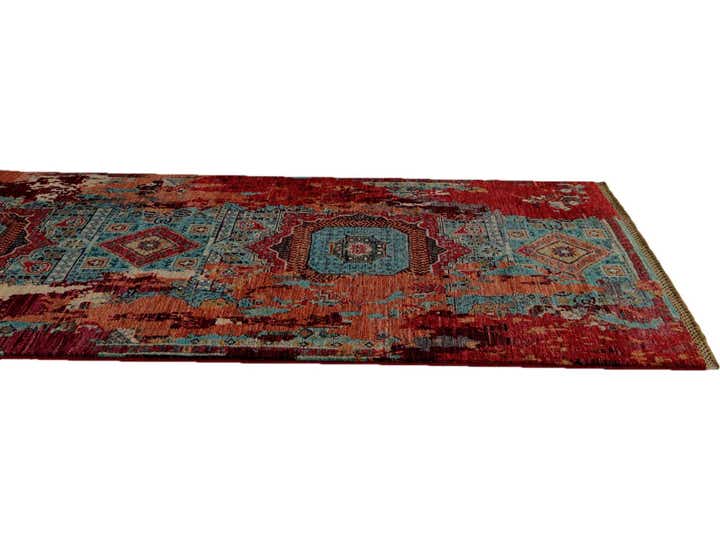 2' 10 x 9' 11 Hand Knotted Mamluk Ziegler Runner Rug