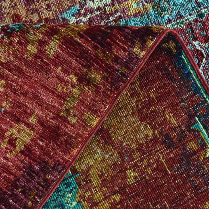 Detail image of 2' 10 x 9' 11 Hand Knotted Mamluk Ziegler Runner Rug