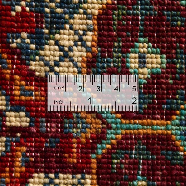 Detail image of 2' 10 x 9' 11 Hand Knotted Mamluk Ziegler Runner Rug