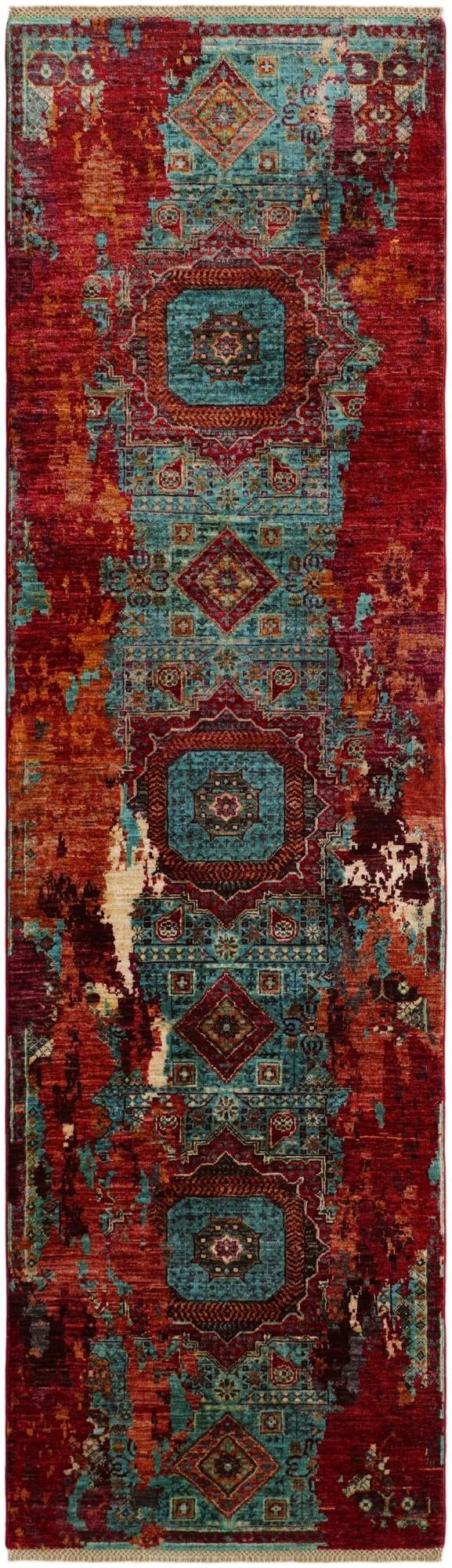 2' 10 x 9' 11 Hand Knotted Mamluk Ziegler Runner Rug