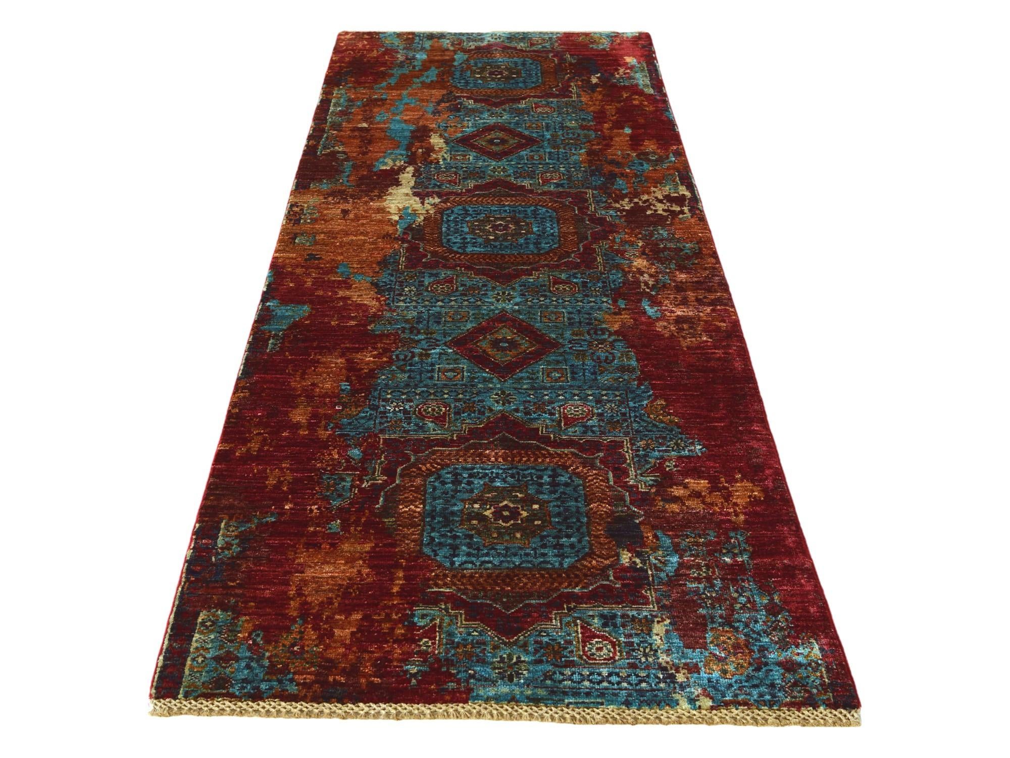 2' 10 x 8' 8 Hand Knotted Mamluk Ziegler Runner Rug