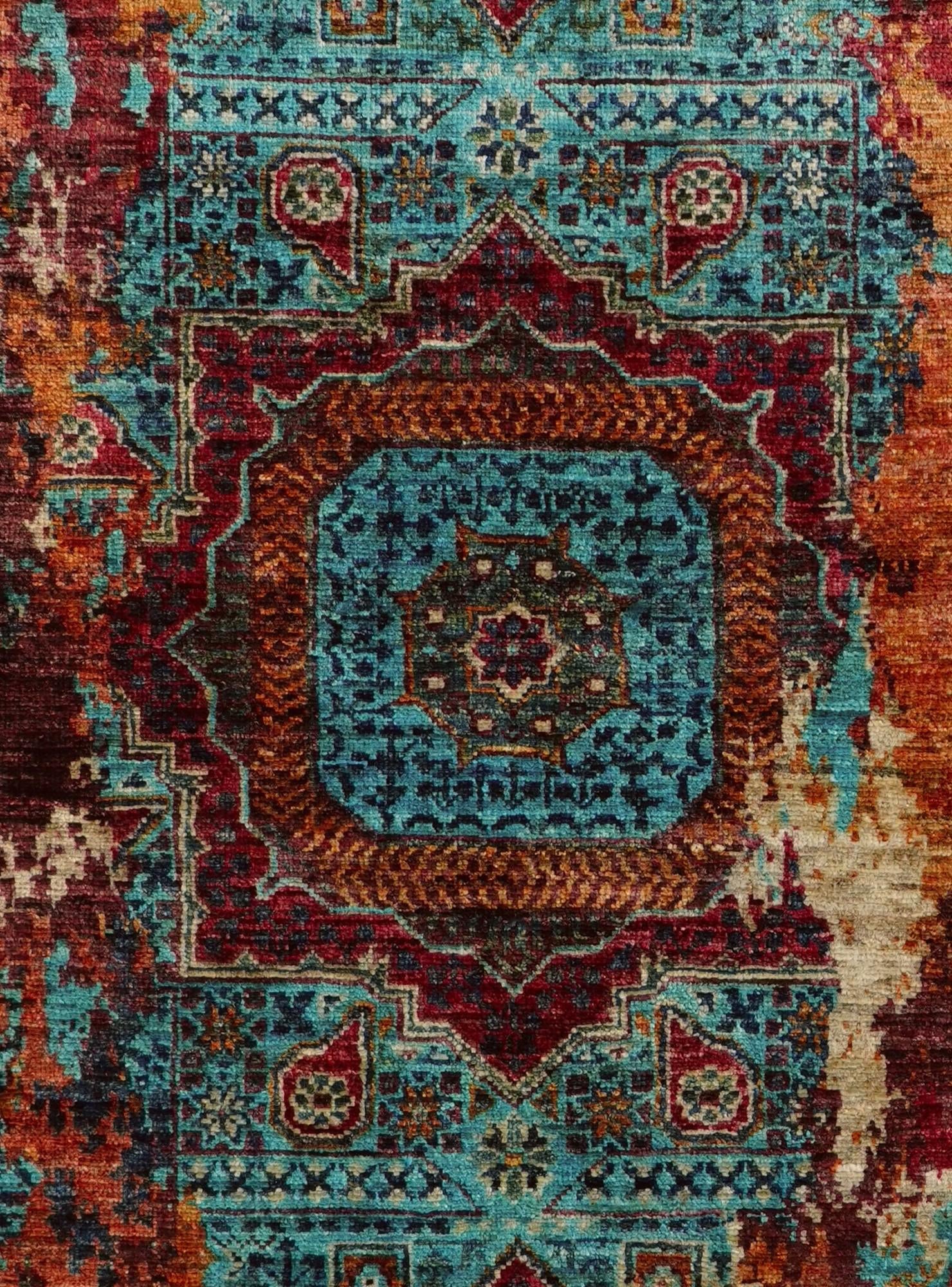 2' 10 x 8' 8 Hand Knotted Mamluk Ziegler Runner Rug