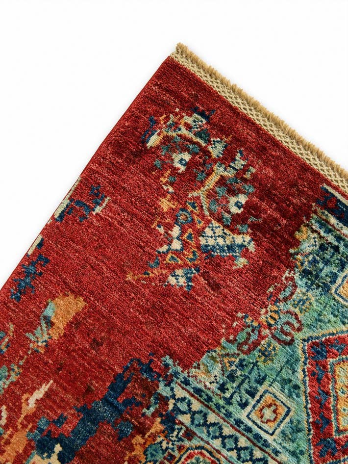 Detail image of 2' 9 x 10' 1 Hand Knotted Mamluk Ziegler Runner Rug