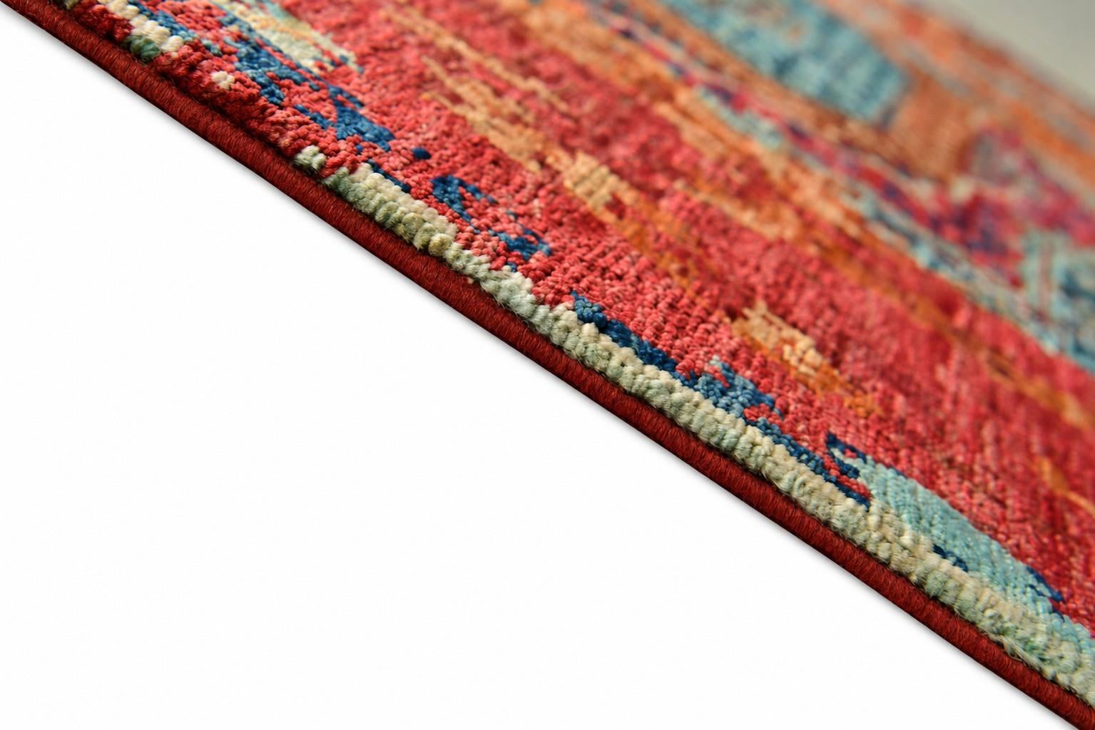 85cm x 305cm Hand Knotted Mamluk Ziegler Runner Rug