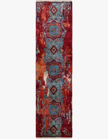 2' 9 x 10' 1 Hand Knotted Mamluk Ziegler Runner Rug