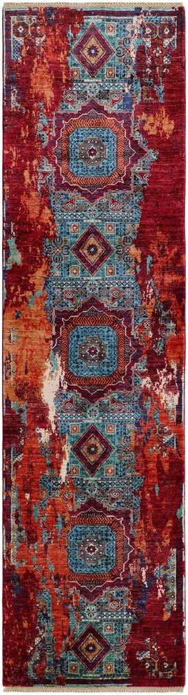 2' 9 x 10' 1 Hand Knotted Mamluk Ziegler Runner Rug