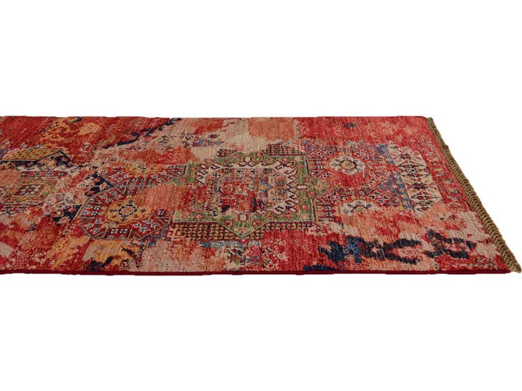 Detail image of 2' 10 x 9' 10 Hand Knotted Mamluk Ziegler Runner Rug