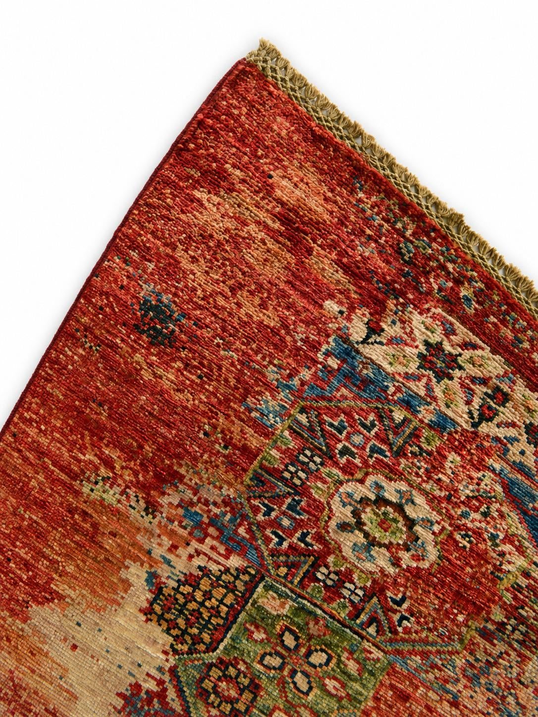 2' 10 x 9' 10 Hand Knotted Mamluk Ziegler Runner Rug