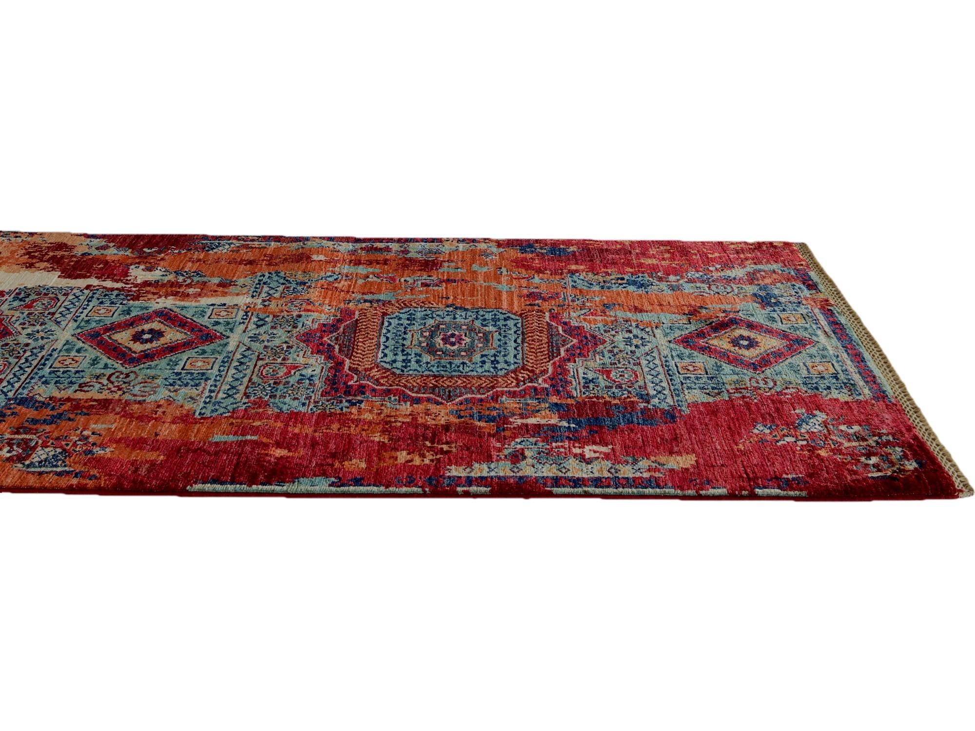 2' 9 x 10' 1 Hand Knotted Mamluk Ziegler Runner Rug