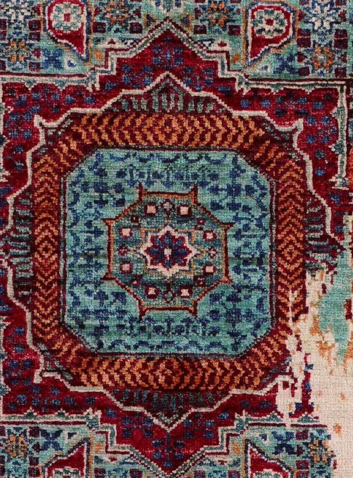 2' 9 x 10' 1 Hand Knotted Mamluk Ziegler Runner Rug