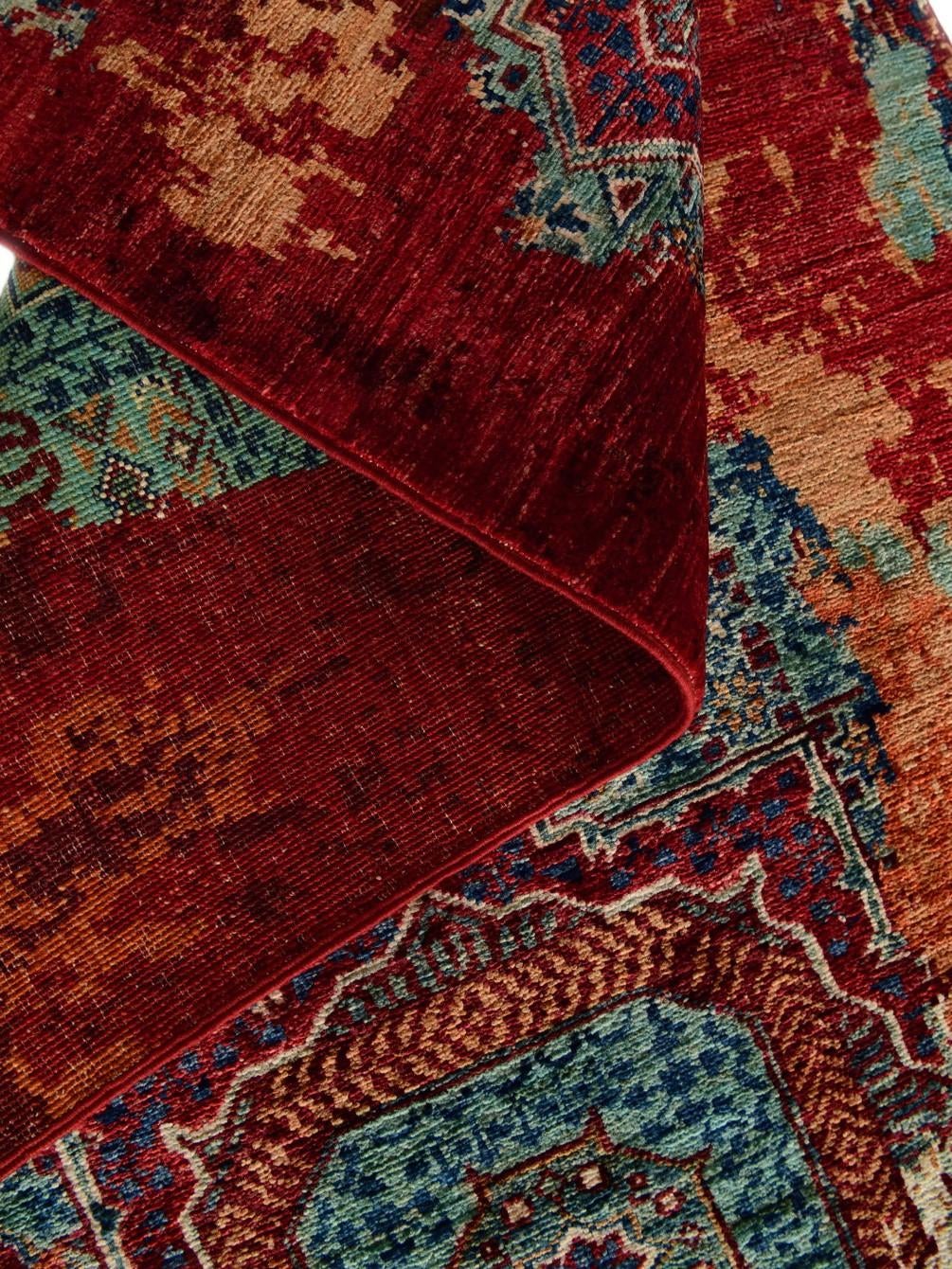 85cm x 310cm Hand Knotted Mamluk Ziegler Runner Rug