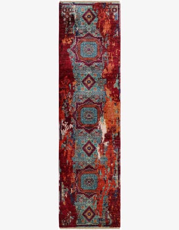 2' 9 x 10' 1 Hand Knotted Mamluk Ziegler Runner Rug