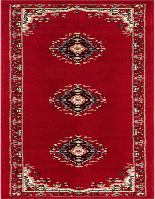 Detail image of 2' x 8' 2 Mashad Design Runner Rug