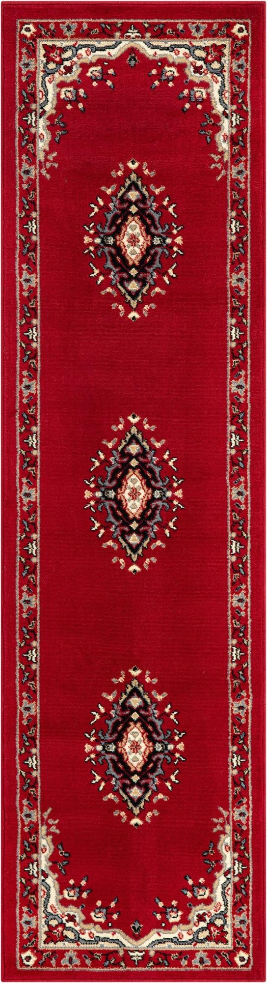 2' x 8' 2 Mashad Design Runner Rug